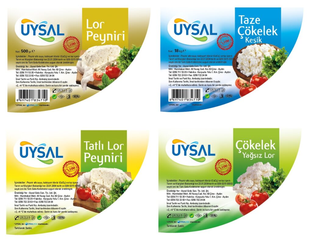 لیبل مواد غدایی -آراسپ